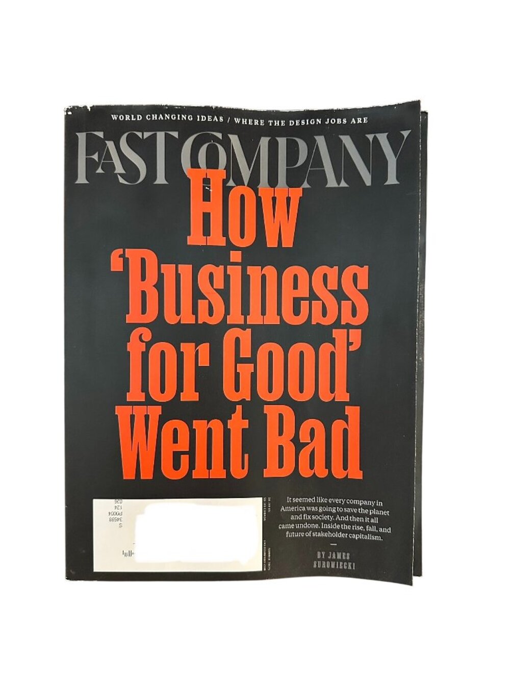 Fast Company Magazine Summer 2025 How Business for Good Went Bad